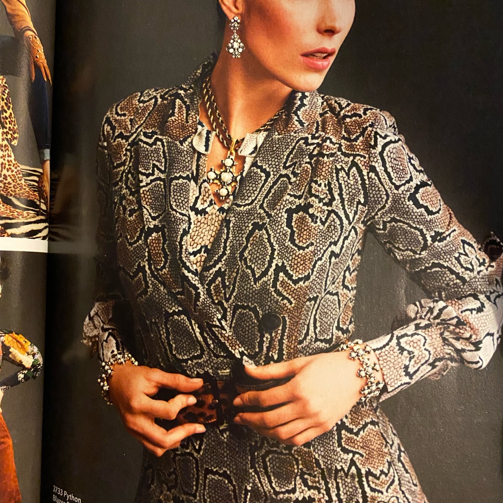 Cabi Python Blazer. Fall 2019.